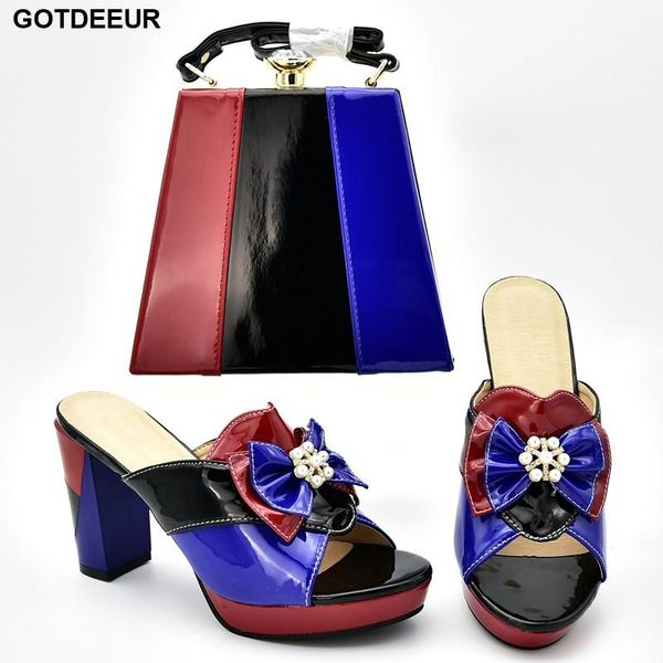 

dress shoes arrival african matching and bags italian in women nigerian party bag set decorated with appliques, Black