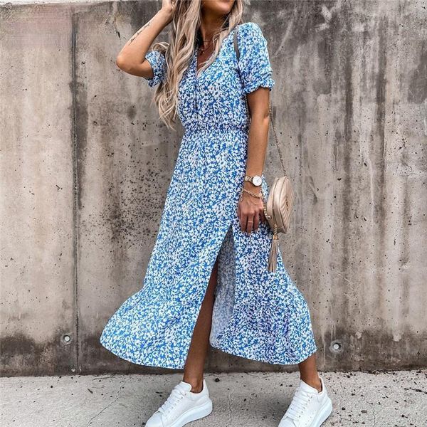 

casual dresses 2022 summer zaraing woman robe maxi dress party sukienka y2k kawaii tunics midi sundress female clothing, Black;gray