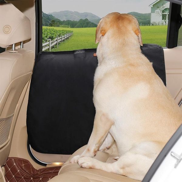 

dog car seat covers hoomall 2pcs pet oxford cloth protection mats waterproof door cover non-slip scratch guard for pets
