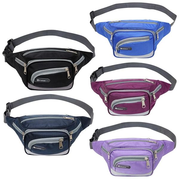 

men women nylon fannywaist bags pack belt bag pouch travel hip purse waist