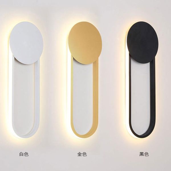 

wall lamp modern light luxury simple personality ins living room background study bedroom led bedside