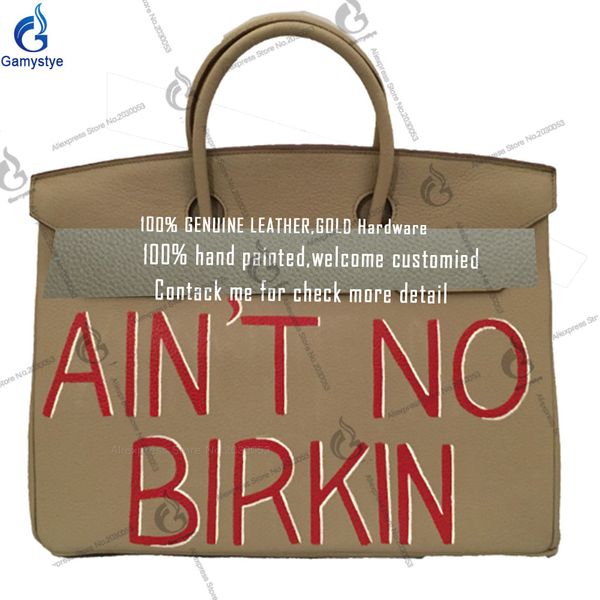 

art make hand draw totes ins fashion blogger skull custom h bags cowhide handbags hand painted gifts genuine leather bags