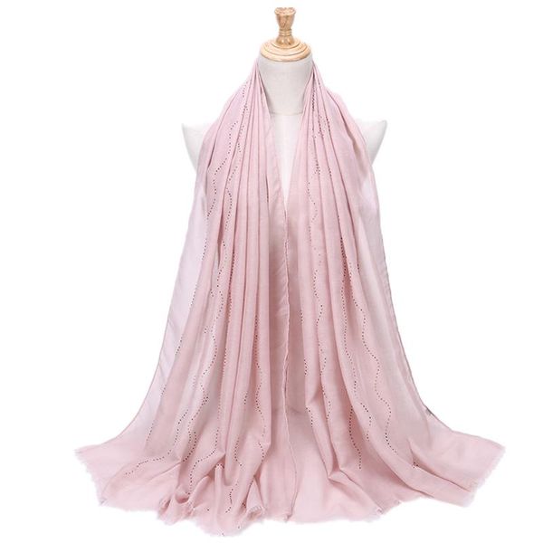 

scarves fashion muslim scarf diamond glitter shawls hijab women raised grain long headband scarves/scarf 180*85cm, Blue;gray