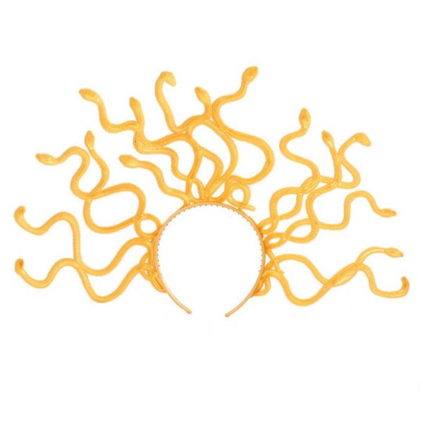 

hair clips & barrettes halloween funny snake shaped plastic headband performance decorative props, Golden;silver