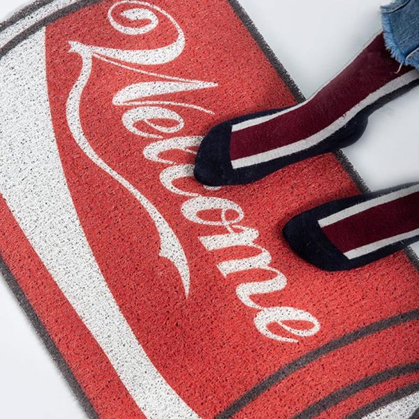 

carpets household creative personality coke anti-skid door mat cartoon dust removal carpet children bedroom floor