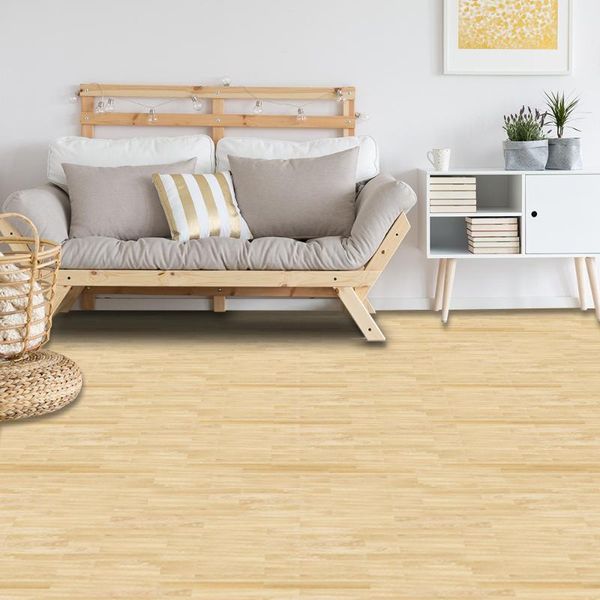 

wallpapers yellow wood grain self adhesive floor sticker wallpaper home decor pvc waterproof contact paper for bathroom kitchen