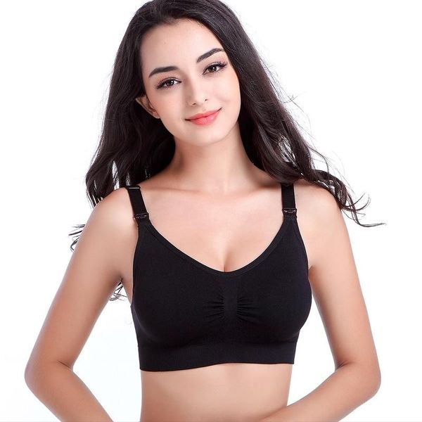 

maternity intimates raise young breast feeding bras anti-sagging gather nursing bra pregnancy sports sleep underwear pregnant women, White