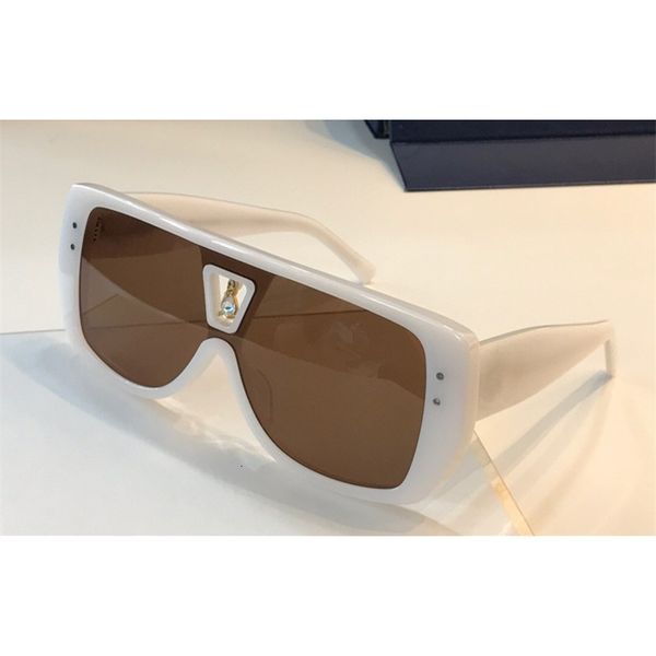 

0064 new special popular sunglasses with uv protection for men and women vintage square plank frame fashion come with case, White;black