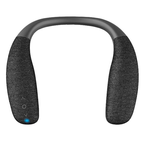 

neck-hanging speaker bluetooth wireless audio wearing headset portable speakers