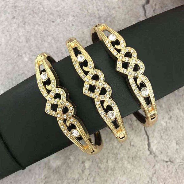 

moroccan ethnic metal material bracelet set woman crystal wrist accessories brand design 3pcs jewelry, Golden;silver