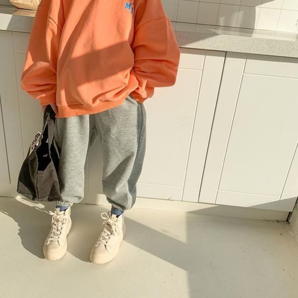 

spring children's trousers baby boys casual loose cotton sport pants fashion kids for girls toddlers trousers1, Blue