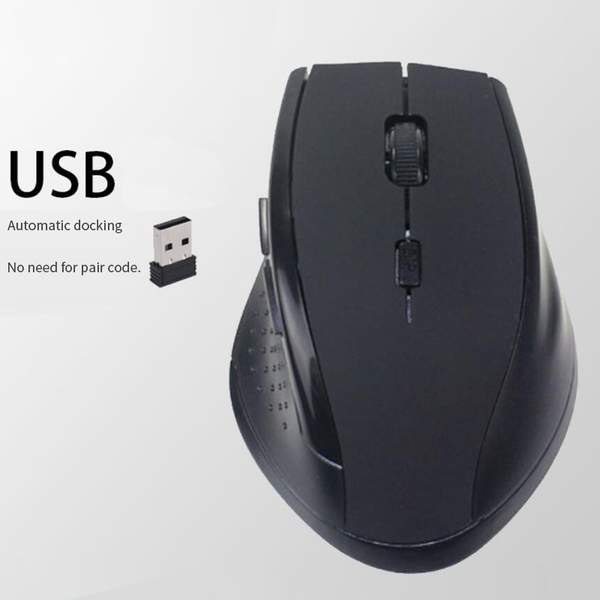 

mice wireless 2.4ghz ergonomic mouse 6 buttons 1600dpi 3 adjustment levels for lapdeskvmw-27
