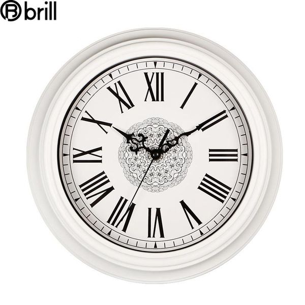 

nordic vintage large art america-style silent wall clock retro roman numerals clocks home decor living room gift ideas 50