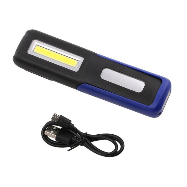 

flashlights torches handheld usb charging xpe cob led work light magnetic anti-skid repairing emergency lamp