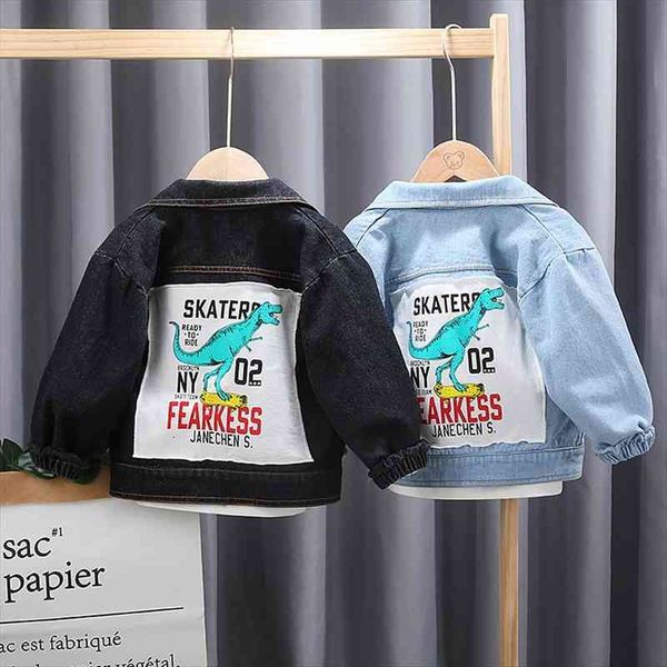 

diimuu infants baby boys clothes denim jackets spring autumn fashion clothing toddler boy coats outerwear jacket kids, Blue;gray