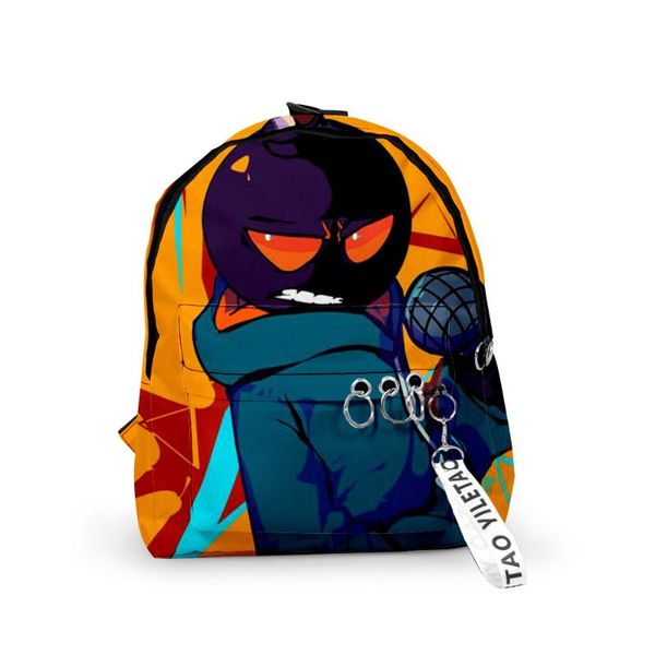 

backpack friday night funkin fashion men women fabric oxford hanging buckle style girls child school bag travel