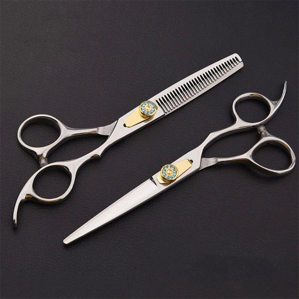 

hair scissors set professional straight edge razor sharp scissor texturizing thinning shears styling tool