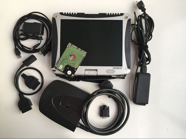 Versione più recente per strumento diagnostico Honda HDS HIM con scanner Ho-nda a doppia scheda HDD da 1000 GB installato nel laptop CF-19 4G Toughbook pronto per l'uso