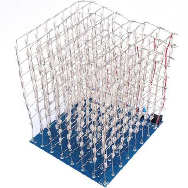 

light square diy kit (573+2803+5a60s2) led red 8 electronic products party decoration