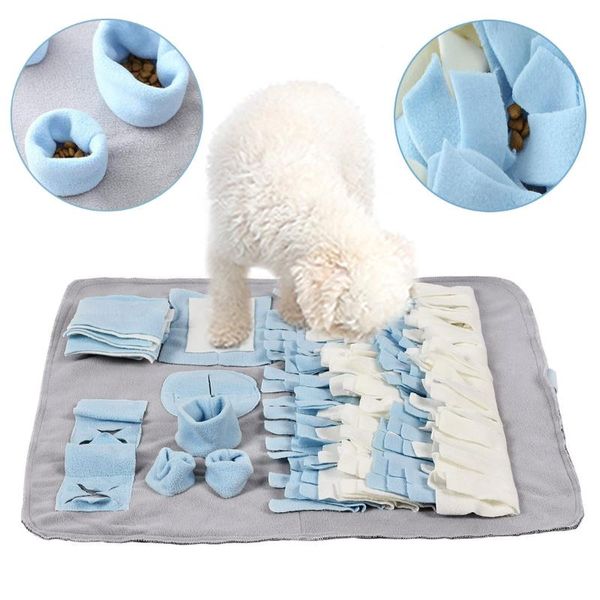 

pet dog sniffing mat washable high-quality cloth training pad blanket detachable fleece pads puppy toys kennels & pens