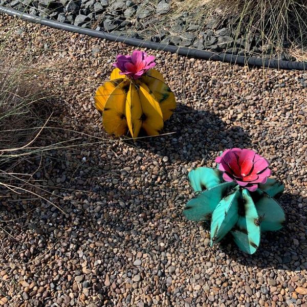 

garden ornaments art metal cactus sculpture yard decoration outdoor sculptures decorations indoor home decor supplies