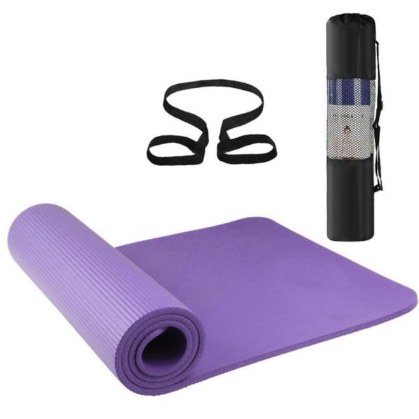 

72x24in non-slip yoga mat eco-friendly fitness pilates gymnastics gift storage bag and carry sling mats