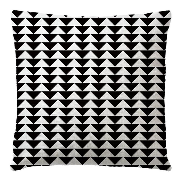 

sense of design pillow cushion lattice geometry linen pillow case sofa cushion cover pattern solid color rectangular waist