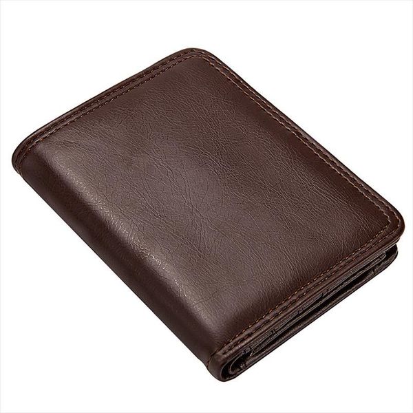 

vintage small mens short wallets bifold slim for men casual coin purse pu leather business credit card case man, Red;black