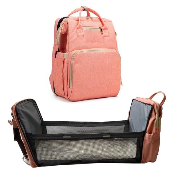 

portable diaper bag baby travel backapack bed changing table pads for mom dad bags