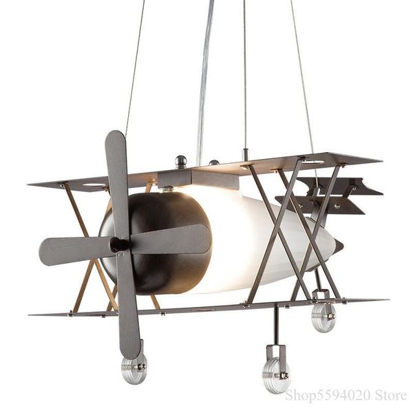 

pendant lamps american aircraft chandelier lighting retro individual bar internet restaurant hanglamp desk creative nordic suspendu