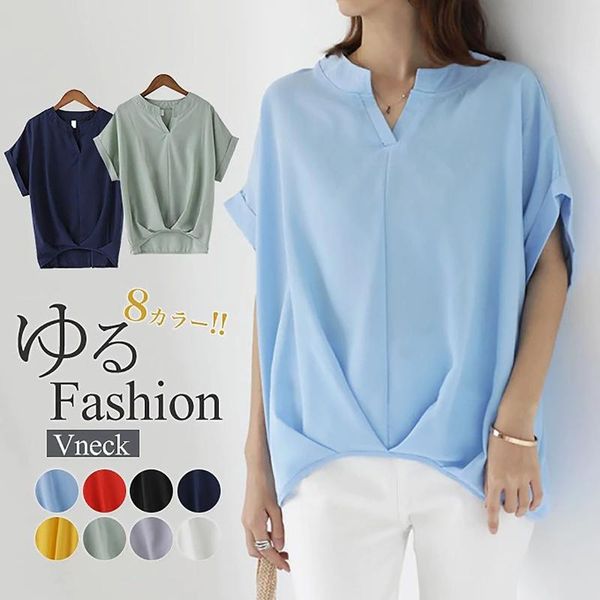 

women's blouses & shirts women shirt blouse pure color temperament v-neck loose thin cotton linen office plus size clothing blusas, White