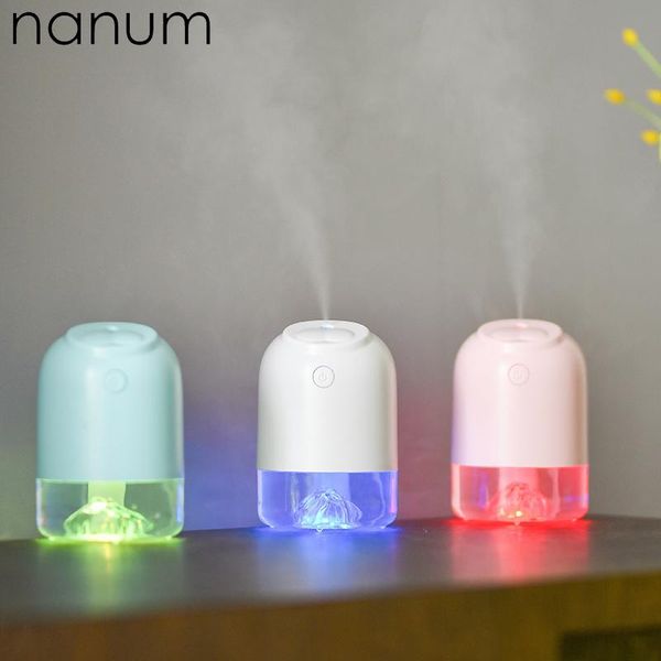 

car air freshener aroma essential oil diffuser seal humidifier 250ml purifier led night light usb mini fogger