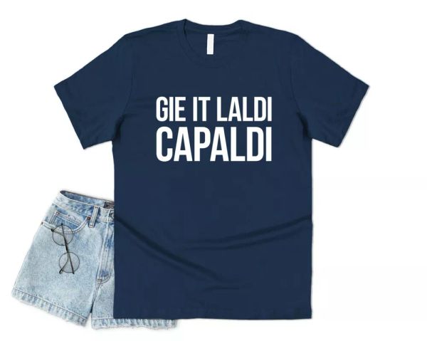 

gie it laldi capaldi t-shirt tee funny lewis scottish slogan tee tour 2020, White;black