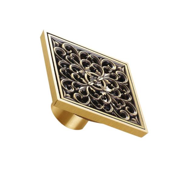 

other bath & toilet supplies creative copper floor drain square antique carving deodorant household anti-blocking drainer for bathroom kitch