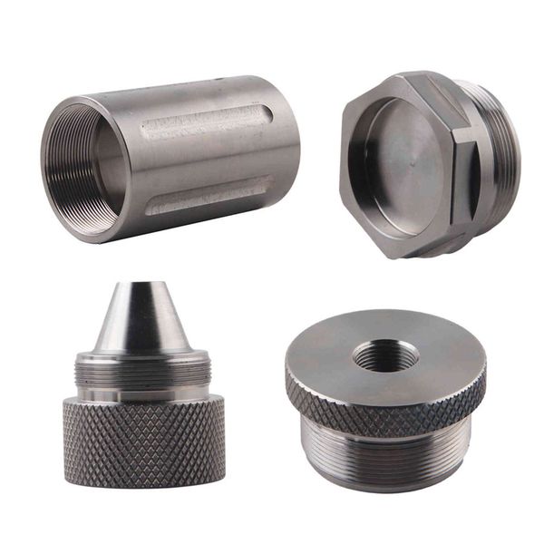 

1.375x24 titanium end cap screw cups baffle adpater 1/2x28 5/8x24 for fuel filter mst sfor solvent trap