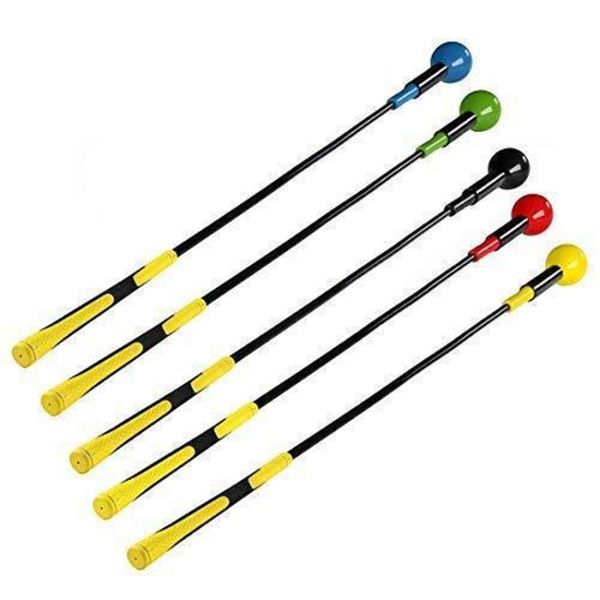 

golf training aids multi colorÂ portable swing trainer exercise soft alignment stick plastic rod outdoor sports