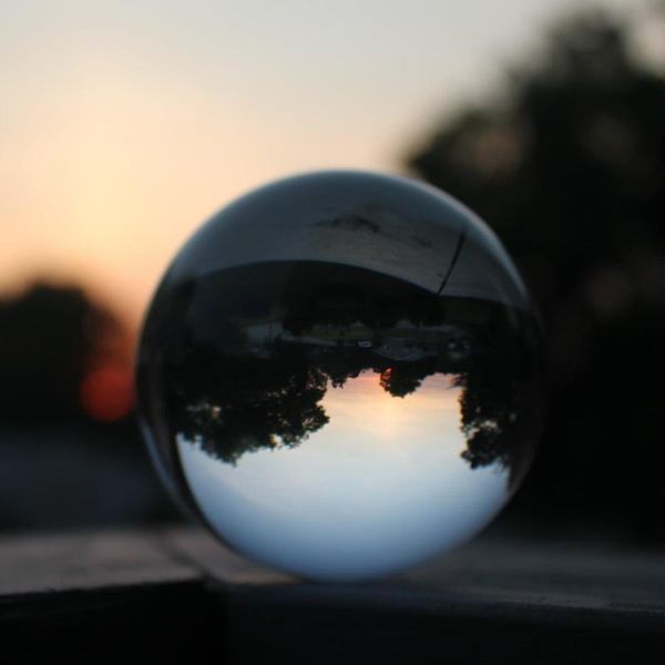 

novelty items 18-50mm magic crystal ball quartz fengshui pography glass sphere for home decoration fashion