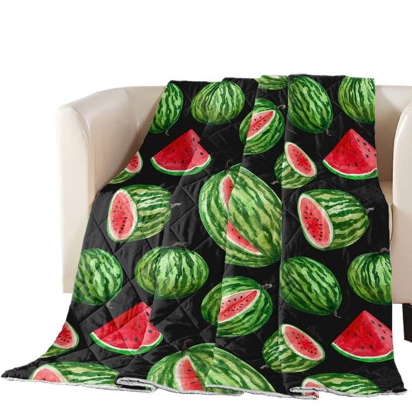 

comforters & sets summer fruit watermelon quilt personalized air conditioning comforter throw blanket soft print bed cover bedspread