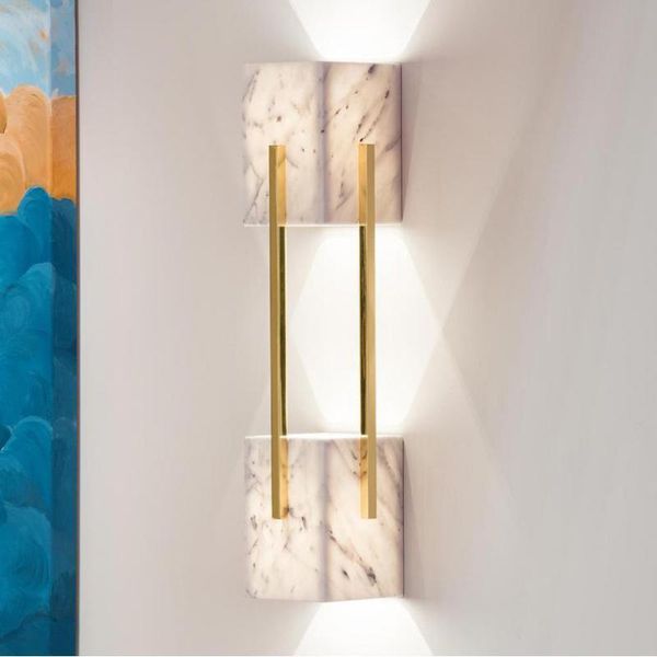 

wall lamps villa huge creative marble lamp living room el inn led arandela resort designer bedside shopping mall long lighting