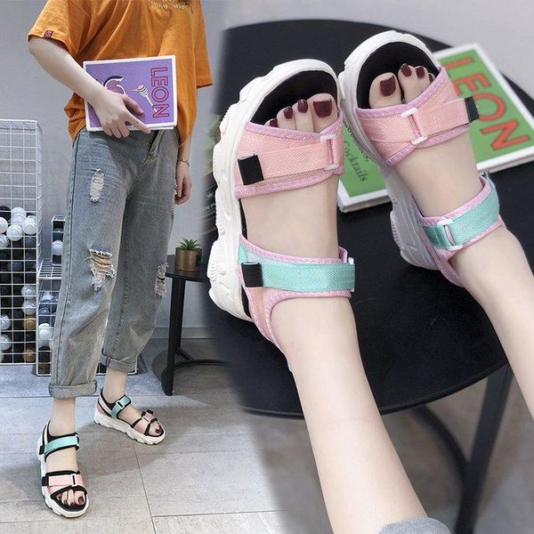 

sandals beige heeled fashion womens shoes 2021 soft black sports luxury girls low summer multicolored comfort beach rubber b