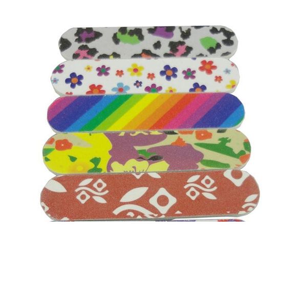 

2021 new colorful mini salon board nail files buffer and emery boards drop shipping