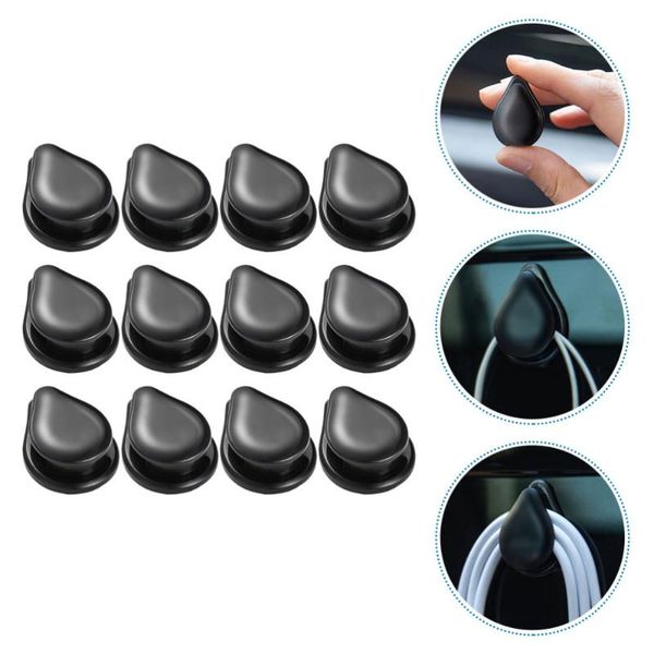 

12pcs universal small hook car multi-function seat sticky mini hooks & rails