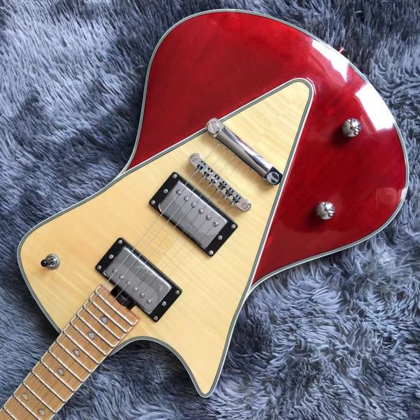 

custom mm electric guitar in red accept color body shape oem