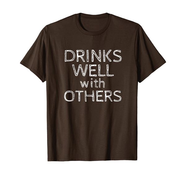 

drinks well with others t shirt st patricks day shirt, White;black