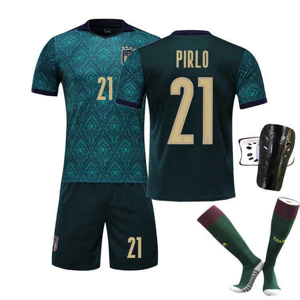 

2021 cup Italy 2 away match shirt s, 21 with socks-18#