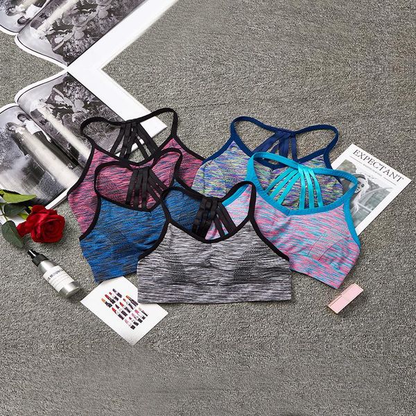 

pure cotton sports bra ladies fitness vest-style comfortable no rim vest women's running yoga outfit