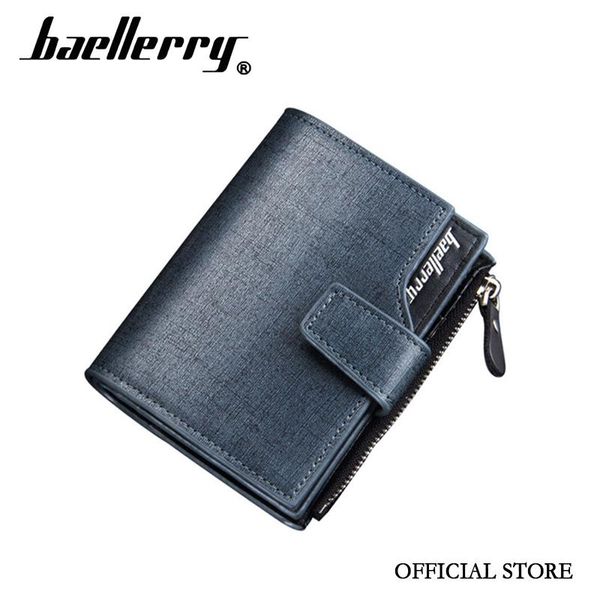 

wallets baellerry brand 2021 british style leisure golden short purse coin wallet general-purpose, Red;black
