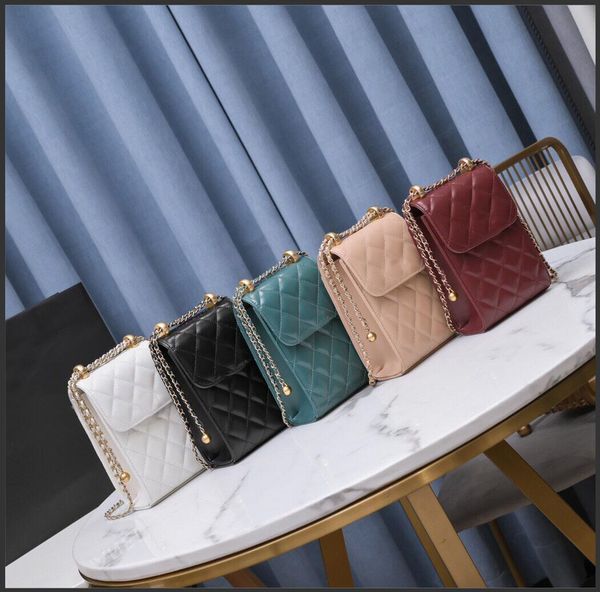 

2021 new bag classic lady handbag diagonal bag leather 15.3-10.5-6.5