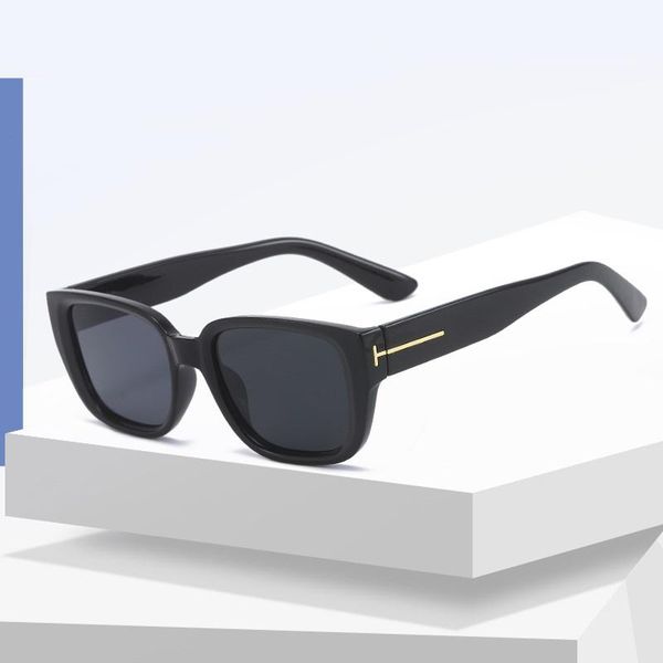 

sunglasses men's classic square 2021 fashion vintage brand designer rectangle sun glasses women t eyewear shades uv400, White;black