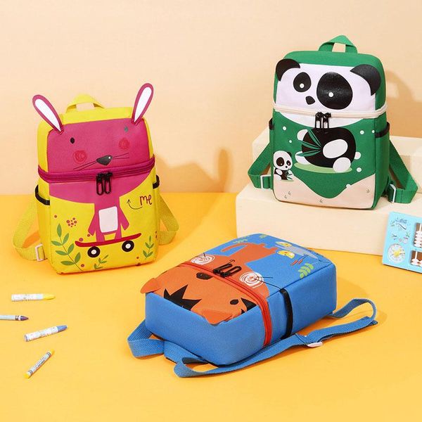 

cartoon cute animal 1-6 years old boy / girl double shoulder kindergarten kids schoolbag children's school backpack bags